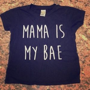 “Mama is my bae” baby shirt size 18 mo